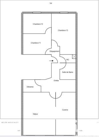 Immeuble à vendre 221 m² Le Blanc