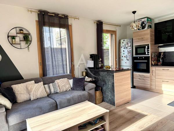 À vendre Montévrain : Appartement 3 pièces 62m2 avec jardin