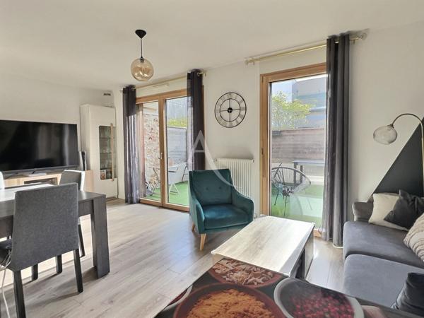 À vendre Montévrain : Appartement 3 pièces 62m2 avec jardin