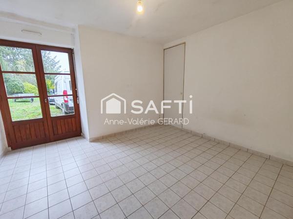 Maison en pierre plain-pied+jardin clos 1753m²