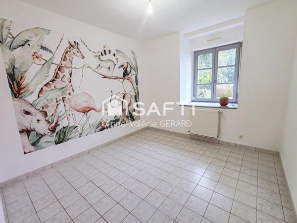 Maison en pierre plain-pied+jardin clos 1753m²