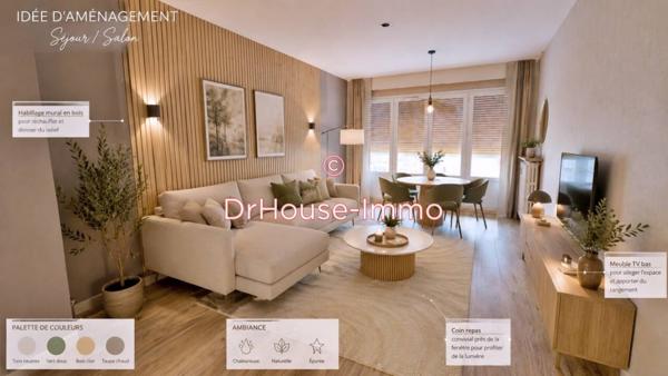 Appartement à vendre 3 pièces de 66 m²