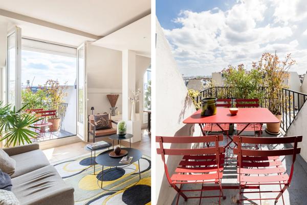Appartement Paris 18 e - MONTMARTRE / JARDINS DU SACRÉ-CŒUR