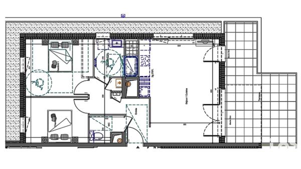 Appartement à vendre 3 pièces 63 m² Thonon-les-Bains