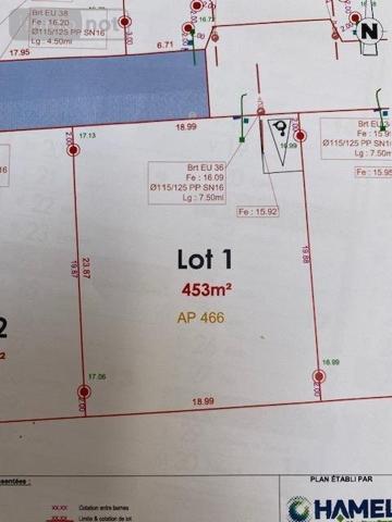 Terrain à Batir à vendre à Pont-l'Abbé dans le Finistère (29120), ref : 023/1421