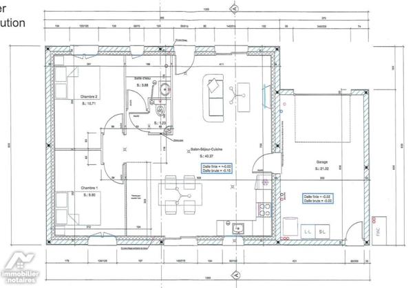 Maison à TREBEURDEN - 2 chambres - lot F