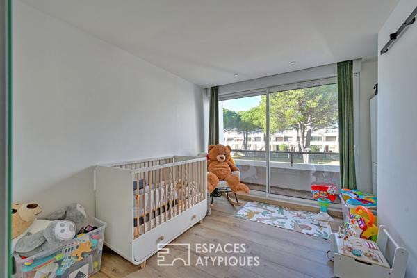 Marina contemporaine avec appontement 3x10m