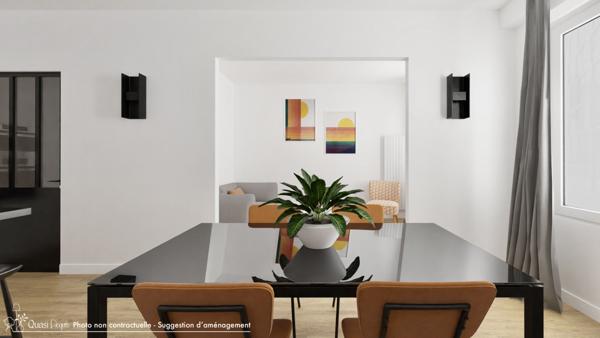 Appartement Paris proche Batignolles 2 pièces 47.33m2