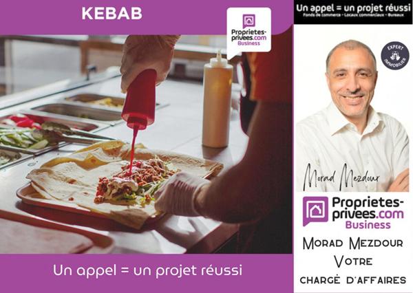 LILLE RUE MASSENA - RESTAURANT RAPIDE 100 m², TERRASSE