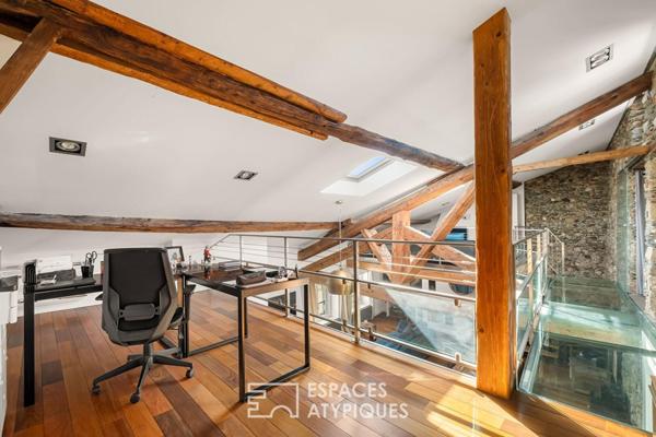 Duplex ancien rénové dans le centre Vienne