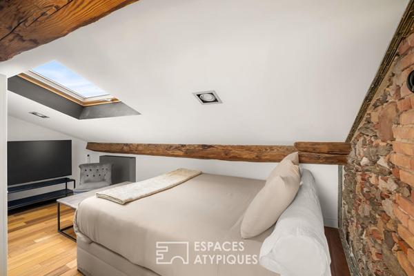 Duplex ancien rénové dans le centre Vienne