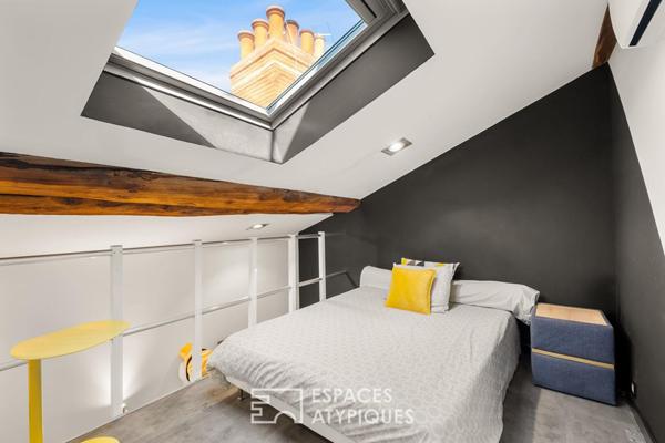 Duplex ancien rénové dans le centre Vienne