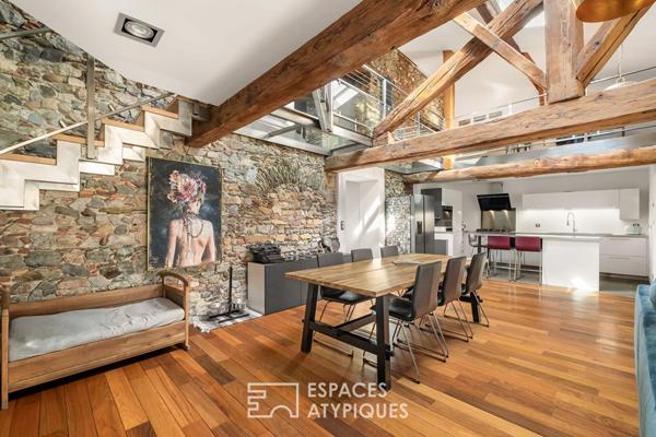 Duplex ancien rénové dans le centre Vienne
