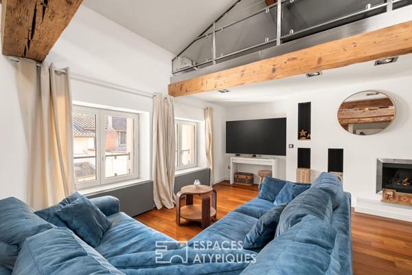 Duplex ancien rénové dans le centre Vienne