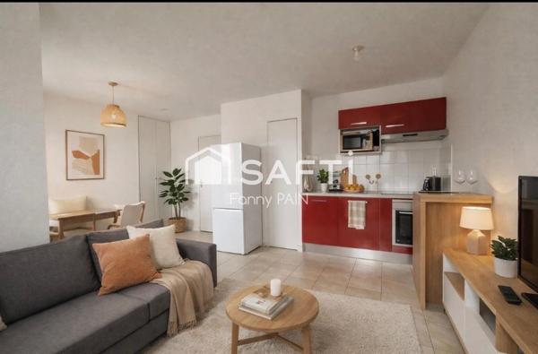 T2 – 41 m² – Hyper centre Montlouis-sur-Loire – Parking couvert – Loué