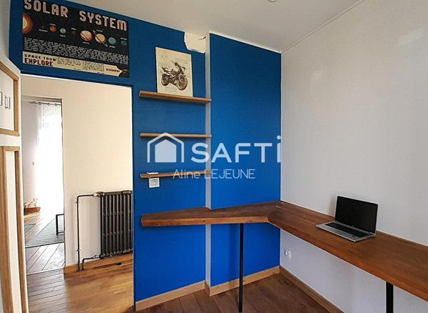 Fleury les Aubrais. Gare + Tramway à pied, 5 p, 4 chambres, double garage, jardin clos sans vis à vis.