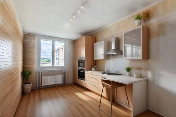 Appartement T4 avec balcon de 77 m2 en vente à Irigny - Idéal pour primo-accédant ou investisseurs.