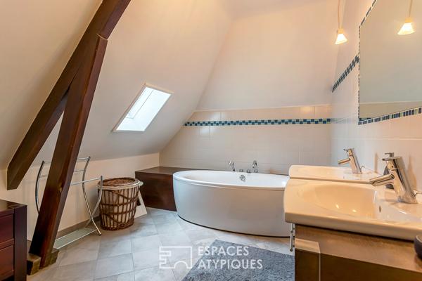 Maison familiale avec jardin et piscine