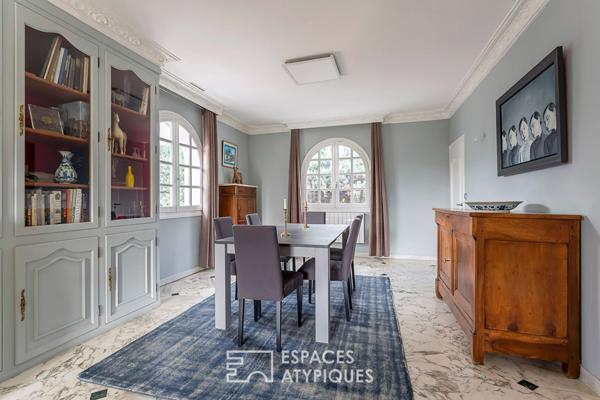 Maison familiale avec jardin et piscine