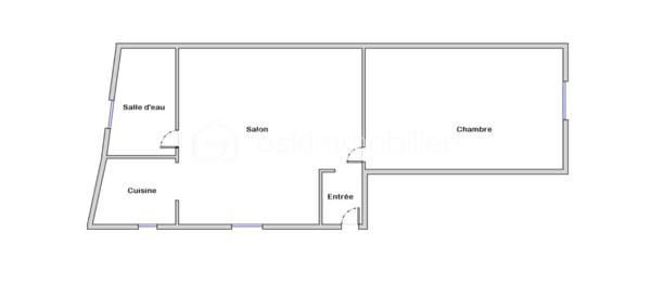 Appartement de 29,84 m²