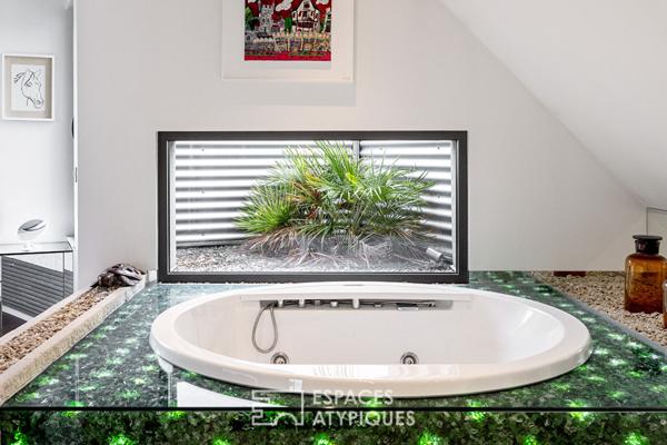 Maison d’Architecte avec Jardin et Patio Zen