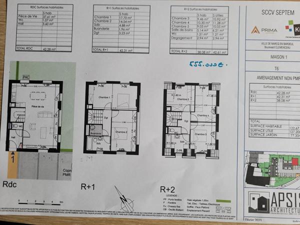 Maison Marcq En Baroeul 6 pièce(s) 123 m2