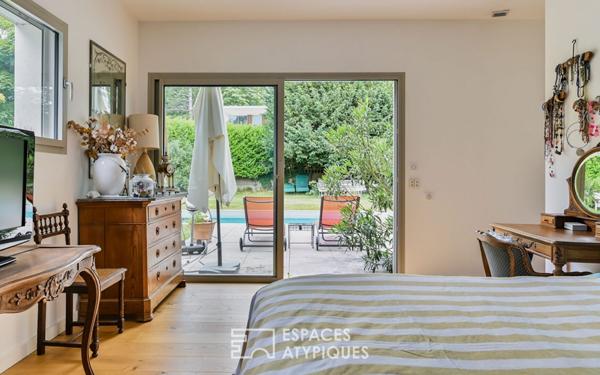 Maison d’architecte avec piscine