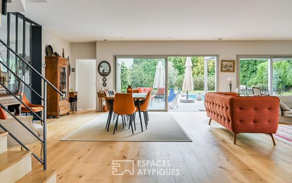 Maison d’architecte avec piscine