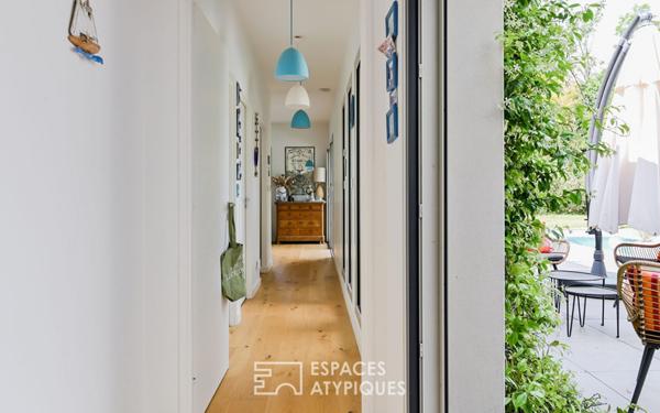 Maison d’architecte avec piscine