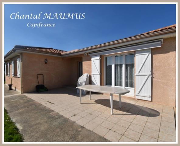 MAISON DE PLAIN-PIED A VENDRE 4 PIECES PROCHE DE TARBES SUR TERRAIN DE 604 m2