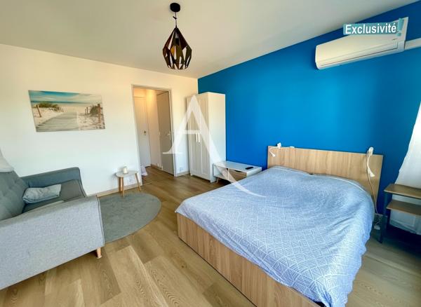 CARNON - STUDIO RÉNOVÉ - 23 M² - TERRASSE 7 M² - VUE DÉGAGÉE - À 50 M DE LA PLAGE