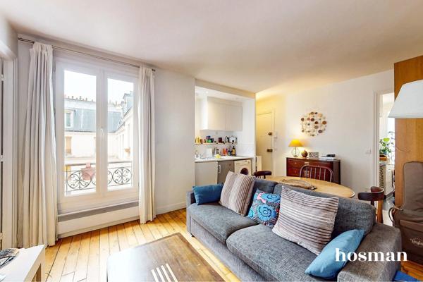 Appartement 2 pièces, calme, lumineux, de 35m² avec cave - Rue Custine, Paris