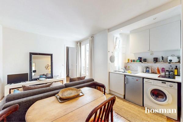 Appartement 2 pièces, calme, lumineux, de 35m² avec cave - Rue Custine, Paris