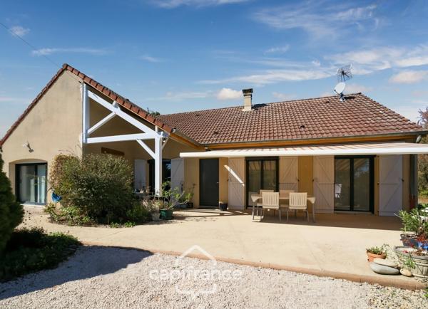 Maison de plain-pied, 3 chambres, au calme, jardin aménagé - proche de LOUHANS (71)