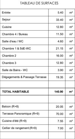 UNE VIE SUR LES TOITS - 98m2 TERRASSES PANORAMIQUES