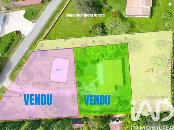 Terrain à vendre 1 123 m² Montech