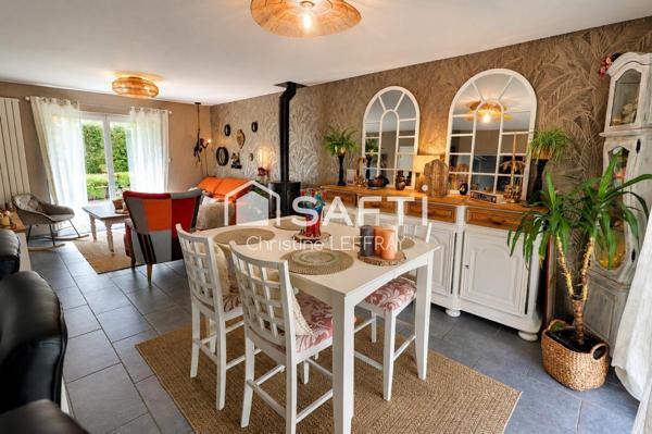 Au calme: Maison 4 chambres, garage et jardin