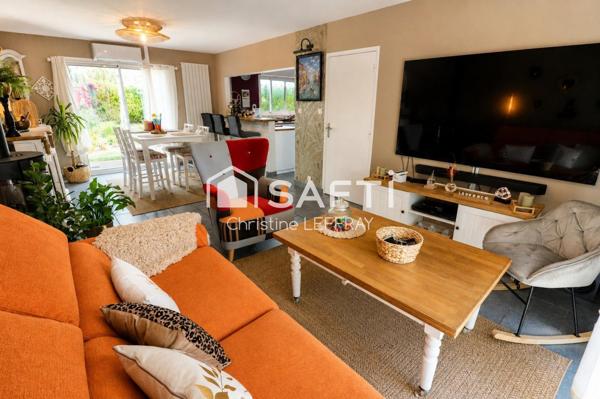 Au calme: Maison 4 chambres, garage et jardin