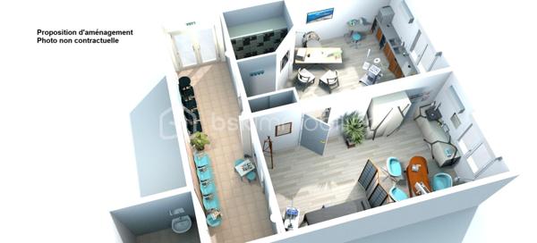 Local d activites de 41 m²