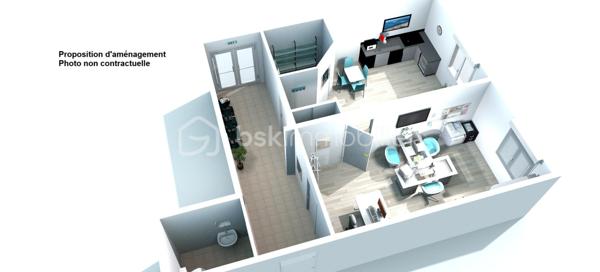 Local d activites de 41 m²