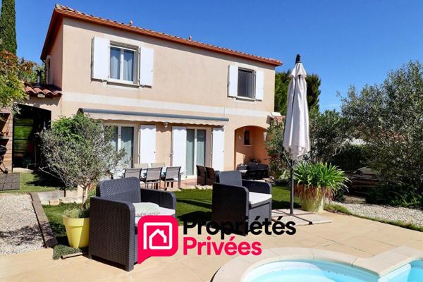 Proche Uzès, maison avec piscine