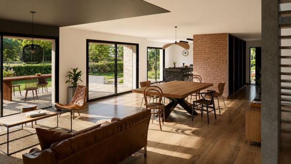 Terrain + Maison à vendre 6 pièces - 210 m²