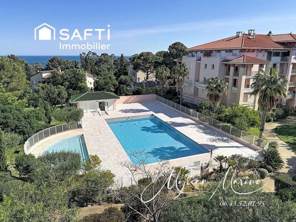 SAINT-AYGULF – LE GRAND PARC | 2 PIÈCES MEUBLÉ EN REZ-DE-JARDIN – TERRASSE 17,44 M² – PISCINE – PARKING