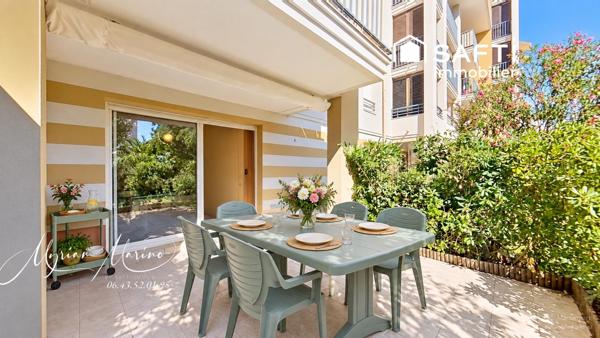 SAINT-AYGULF – LE GRAND PARC | 2 PIÈCES MEUBLÉ EN REZ-DE-JARDIN – TERRASSE 17,44 M² – PISCINE – PARKING