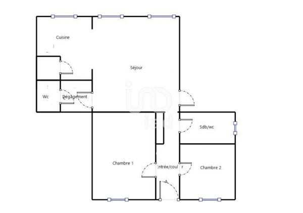 Maison traditionnelle 3 pièces de 85 m² à Vinneuf (89140)