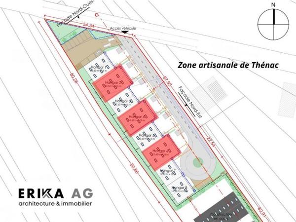 Local industriel Thénac 226 m²