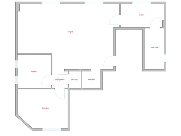 SURESNES/ CARNOT GAMBETTA Appartement dernier étage 2/3 pièces 54m² avec cave
