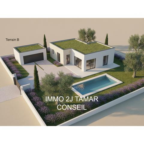 Flayosc (83780) Flayosc – Projet Villa contemporaine neuve 150 m² avec piscine sur 800 m² de terrain