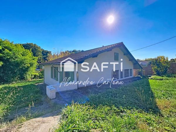 Maison 3 chambres sur terrain de 740 m²