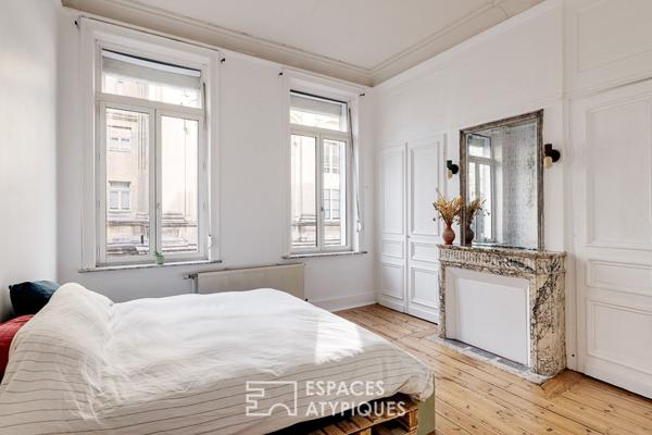 Appartement traversant et authentique à deux pas de la place de la République